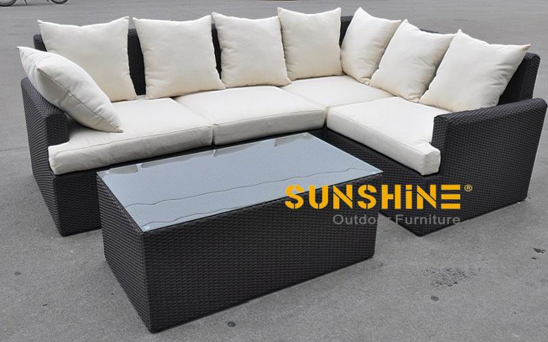 modern rattan sofa